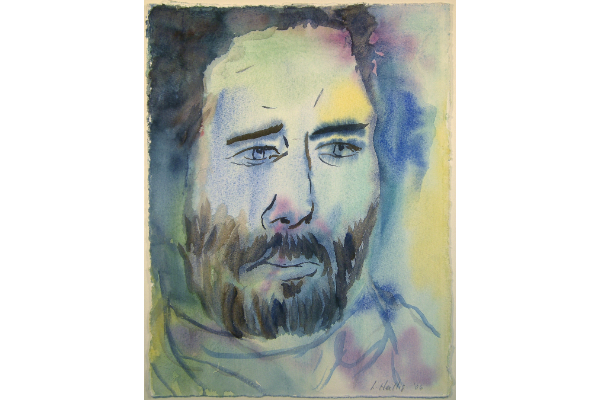 Kenny, watercolour on Fabriano Artistico, 12x15 in.